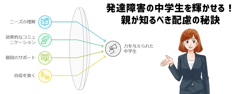 発達障害の中学生を輝かせる！親が知るべき配慮の秘訣