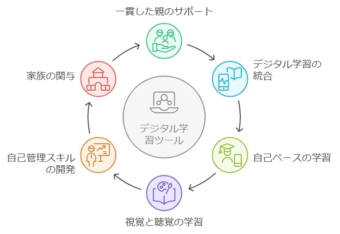 一貫したサポートとデジタル教材を活用した学びのすすめ